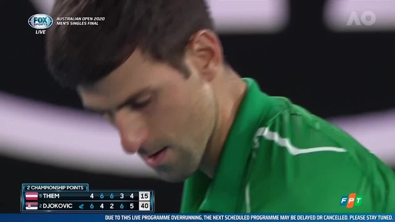 Djokovic won the 2020 Australian Open 2