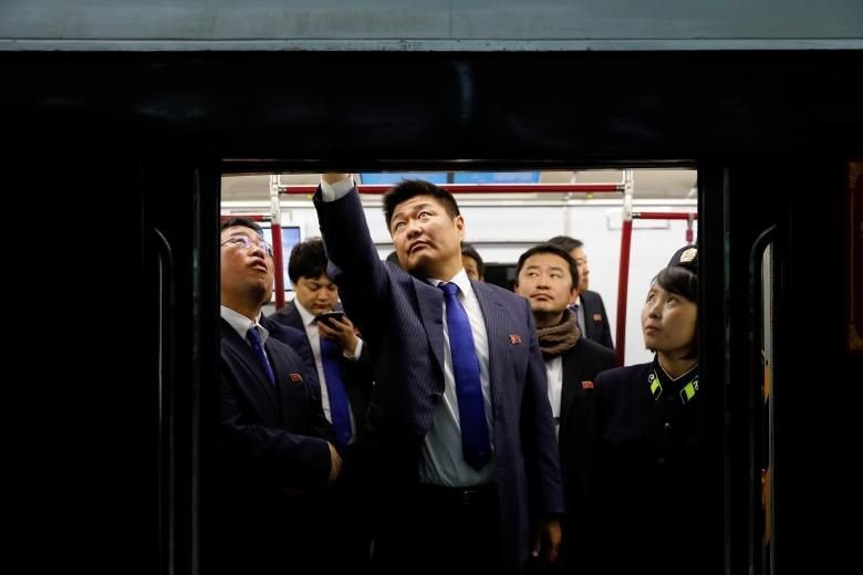 A day on North Korea's deepest subway in the world 0