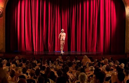 Guests must take off their clothes when coming to see a nude theater in France 1
